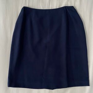 100%Silk Navy Skirt